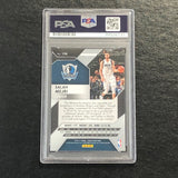 2016-17 Panini Prizm #158 Salah Mejri Signed Card AUTO PSA Slabbed Mavericks