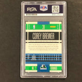 2010-11 Classics Basketball #38 Corey Brewer Signed Card AUTO 10 PSA Slabbed Timberwolves