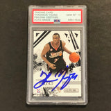 2009-10 Panini Rookies & Stars #75 Thaddeus Young Signed Card AUTO 10 PSA Slabbed 76ers