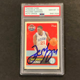 2011-12 Panini Past and Present #75 Thaddeus Young Signed Card AUTO 10 PSA Slabbed 76ers