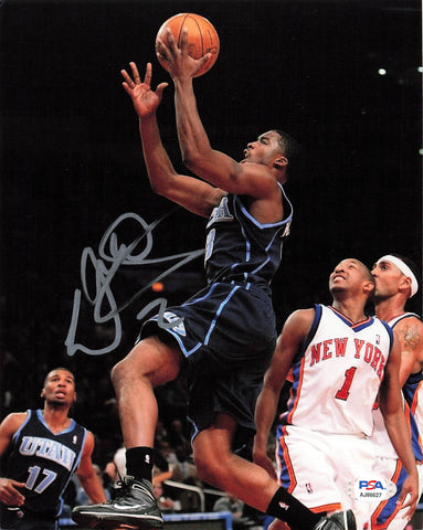 WESLEY MATTHEWS signed 8x10 photo PSA/DNA Utah Jazz Autographed