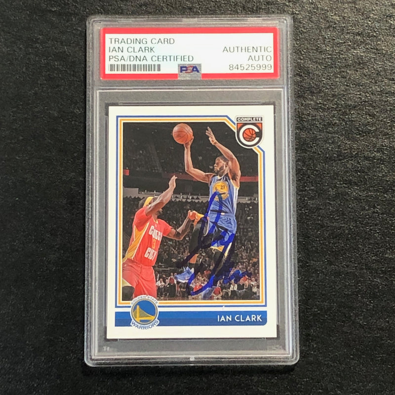 2016-17 Panini Complete #373 Ian Clark Signed Card AUTO PSA Slabbed Warriors
