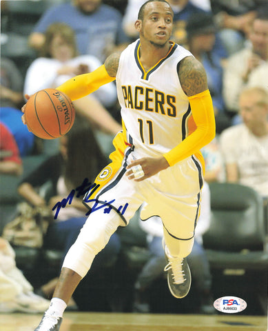 MONTA ELLIS signed 8x10 photo PSA/DNA Indiana Pacers Autographed