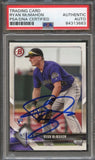 2018 Bowman #99 Ryan McMahon Signed Card PSA Slabbed Auto RC Rookie