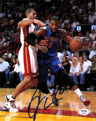 Greg Monroe signed 8x10 photo PSA/DNA Detroit Pistons Autographed