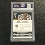 2012-13 Panini #83 Joe Johnson Signed Card AUTO PSA Slabbed Nets