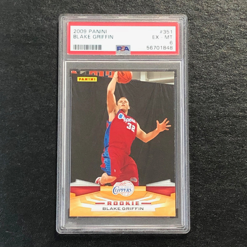 2009 Panini #351 Blake Griffin PSA 6 EX MT Clippers