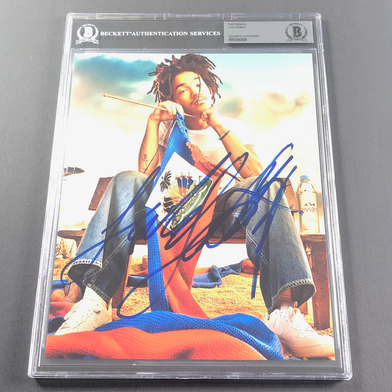 Luka Sabbat Signed 8x10 Photo BAS Beckett Slabbed Autographed
