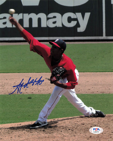 ANDERSON ESPINOZA signed 8x10 photo PSA/DNA Boston Red Sox Autographed
