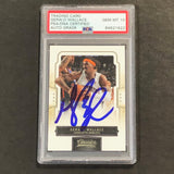 2009-10 Panini Classics #72 Gerald Wallace Signed Card AUTO 10 PSA Slabbed Bobcats