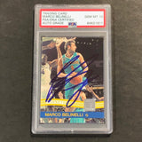2010-2011 Panini Donruss #104 Marco Belinelli Signed Card AUTO PSA Slabbed Pelicans
