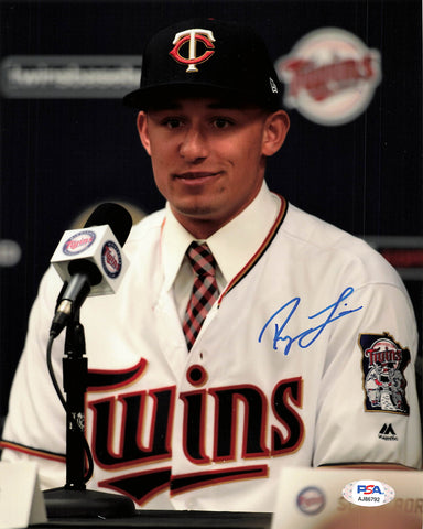 ROYCE LEWIS signed 8x10 photo PSA/DNA Minnesota Twins Autographed