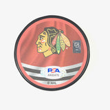 TYLER JOHNSON signed Hockey Puck PSA/DNA Chicago Blackhawks Autographed