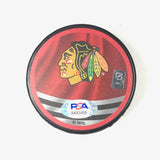 DOMINIK KUBALIK signed Hockey Puck PSA/DNA Chicago Blackhawks Autographed