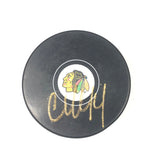 CALVIN de HAAN signed Hockey Puck PSA/DNA Chicago Blackhawks Autographed