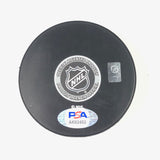 DYLAN STROME signed Hockey Puck PSA/DNA Chicago Blackhawks Autographed