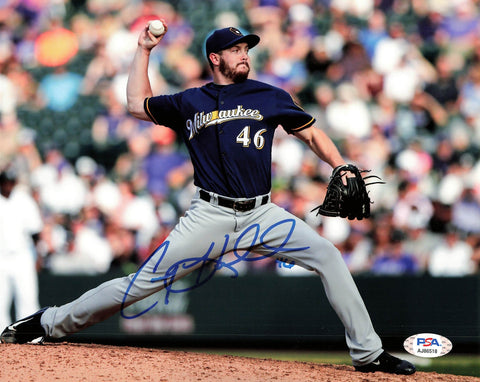 COREY KNEBEL signed 8x10 photo PSA/DNA Milwaukee Brewers Autographed