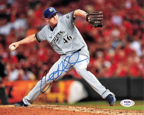 COREY KNEBEL signed 8x10 photo PSA/DNA Milwaukee Brewers Autographed