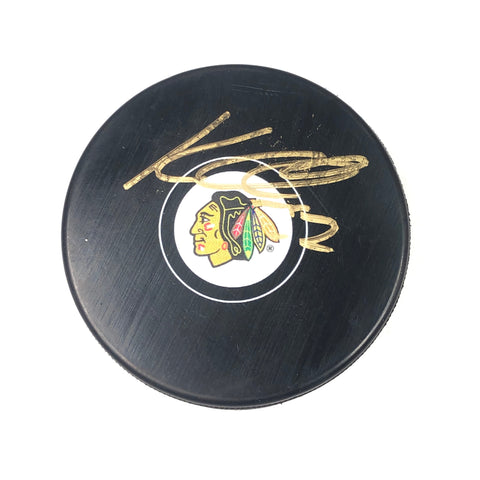 KEVIN LANKINEN signed Hockey Puck PSA/DNA Chicago Blackhawks Autographed
