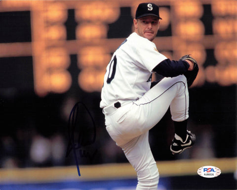 JAMIE MOYER signed 8x10 photo PSA/DNA Seattle Mariners Autographed