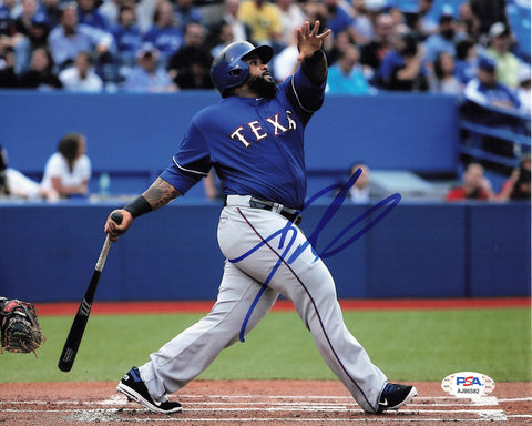 Autographed Prince Fielder 8x10 Texas Rangers Photo at 's