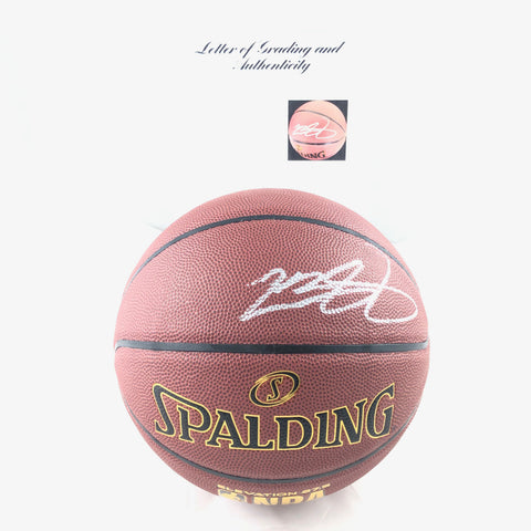 LeBron James Signed Basketball PSA/DNA Auto Grade 9 Los Angeles Lakers Autographed