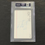 Tracy McGrady signed Index Card PSA/DNA slabbed Autographed Magic