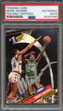1992-93 Topps Archives #1 Mark Aguirre Signed Card AUTO PSA Slabbed