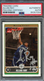 2006-07 Topps #256 Allan Ray Signed Card AUTO PSA/DNA Slabbed RC Rookie