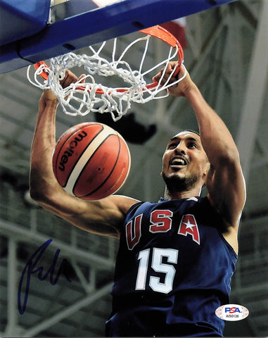 Ryan Hollins signed 8x10 photo PSA/DNA USA Basketball Autographed