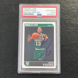 2014-15 NBA Hoops #275 James Young Signed Card AUTO PSA/DNA Slabbed RC Celtics