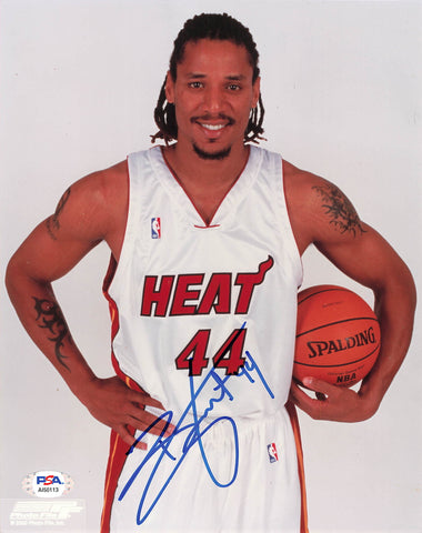 Brian Grant Signed 8x10 photo PSA/DNA Miami Heat Autographed