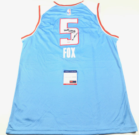 De'Aaron Fox signed jersey PSA/DNA Sacramento Kings Autographed SwipaTheFox
