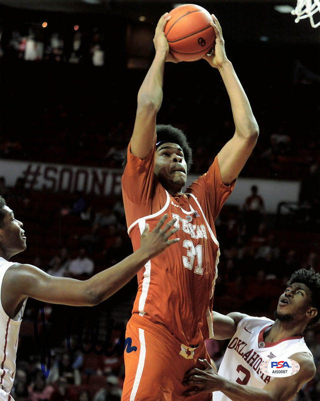 Jarrett Allen Signed 8x10 Photo PSA/DNA Texas Longhorns Autographed