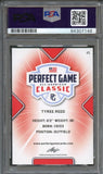 2020 Leaf Perfect Game Tyree Reed Signed Card AUTO PSA Slabbed