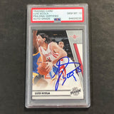 2011-12 Panini Season Update #109 Luis Scola Signed Card AUTO 10 PSA/DNA Slabbed Rockets