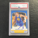 2012-13 Panini Basketball #41 David Lee Signed Card AUTO 10 PSA Slabbed Warriors