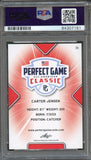 2020 Leaf Perfect Game Carter Jensen Signed Card AUTO PSA Slabbed