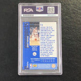 1996 SP Premier Prospects #141 Allen Iverson Signed Card AUTO 10 PSA Slabbed 76ers