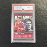 2014-15 NBA Hoops Dreams #8 Doug McDermott RC Signed Card AUTO 10 PSA Slabbed Bulls