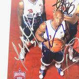 Detroit Pistons Allstars Team Signed 8x10 Photo PSA/DNA LOA