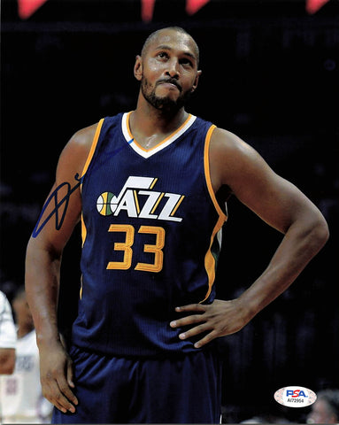 Boris Diaw signed 8x10 photo PSA/DNA Utah Jazz Autographed