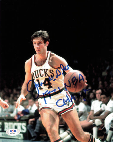 Jon McGlocklin signed 8x10 photo PSA/DNA Milwaukee Bucks Autographed