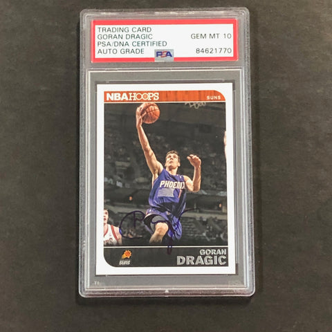 2014-15 NBA Hoops #234 Goran Dragic Signed Card AUTO Grade 10 PSA/DNA Slabbed Suns