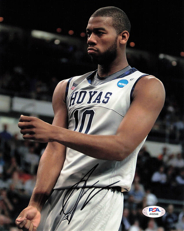 Greg Monroe signed 8x10 photo PSA/DNA Georgetown Hoyas Autographed