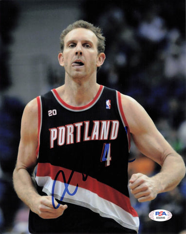 Sean Marks signed 8x10 photo PSA/DNA Portland Trail Blazers autographed