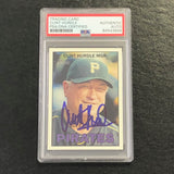 2016 Topps Heritage #273 Clint Hurdle Signed Card PSA Slabbed Auto Pirates