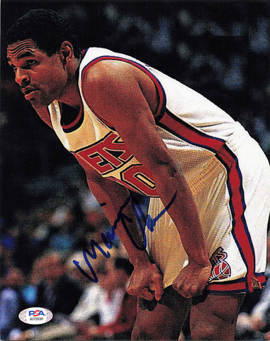 MAURICE CHEEKS signed 8x10 photo PSA/DNA New Jersey Nets Autographed