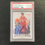 2012-13 Panini Prizm #216 Chandler Parsons Signed Card AUTO PSA/DNA Slabbed Rockets