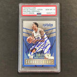 2015-16 Contenders Draft Picks #50 Willie Cauley-Stein Signed Card AUTO GRADE 10 PSA Slabbed Kentucky